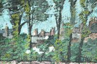 Early 20th Century British School A Town Garden Oil on Board (7 of 9) Early 20th Century British School A Town Garden Oil on Board (7 of 9)
