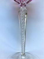 Vintage Bohemian Cranberry Cut Hock Glass (5 of 7) Vintage Bohemian Cranberry Cut Hock Glass (5 of 7)