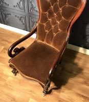 Victorian Mahogany Scroll Arm Nursing Chair (3 of 9) Victorian Mahogany Scroll Arm Nursing Chair (3 of 9)