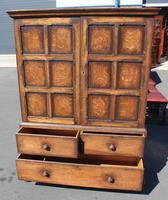 1940s Oak Linen Press with Slides & Drawers (3 of 5) 1940s Oak Linen Press with Slides & Drawers (3 of 5)