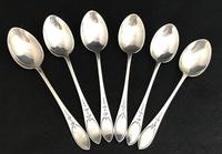Cased Set of 6 Silver Teaspoons (3 of 3) Cased Set of 6 Silver Teaspoons (3 of 3)