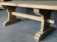Rustic French Bleached Oak Farmhouse Dining Table (9 of 15) Rustic French Bleached Oak Farmhouse Dining Table (9 of 15)