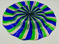 Rare Murano Glass XL Size Platter with Swirled Coloured Stripes (8 of 10) Rare Murano Glass XL Size Platter with Swirled Coloured Stripes (8 of 10)