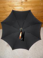 Antique Repousse Gold Plated Umbrella with Black Canopy by Kendall (4 of 16) Antique Repousse Gold Plated Umbrella with Black Canopy by Kendall (4 of 16)