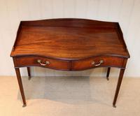 Mahogany Serpentine Front Side Table (7 of 10) Mahogany Serpentine Front Side Table (7 of 10)