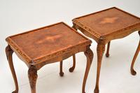 Pair of Antique Queen Anne Style Burr Walnut Side Tables (3 of 8) Pair of Antique Queen Anne Style Burr Walnut Side Tables (3 of 8)
