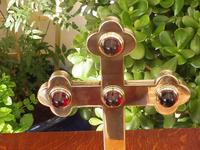 Church Altar Cross with Cabochons c.1860-80 (13 of 14) Church Altar Cross with Cabochons c.1860-80 (13 of 14)