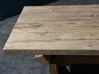 Large Rustic Bleached Oak Farmhouse Refectory Dining Table (7 of 25) Large Rustic Bleached Oak Farmhouse Refectory Dining Table (7 of 25)