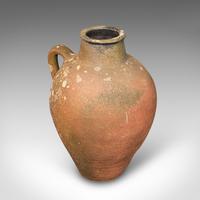Antique Olive Planter, Italian, Terracotta, Garden Jardiniere c.1900