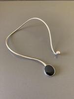 Danish Silver & Black Onyx Torque by Niels Erik From (3 of 5) Danish Silver & Black Onyx Torque by Niels Erik From (3 of 5)