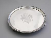 Suite of George III Silver Bead Edge Salvers by John Crouch I & Thomas Hannam, London, 1781 (8 of 14) Suite of George III Silver Bead Edge Salvers by John Crouch I & Thomas Hannam, London, 1781 (8 of 14)