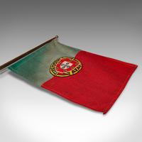 Antique Diplomat's Desk Flag, Continental, Brass, Portuguese, Circa 1920 (9 of 10) Antique Diplomat's Desk Flag, Continental, Brass, Portuguese, Circa 1920 (9 of 10)