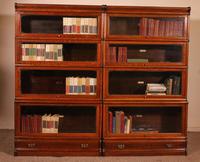 Pair of Globe Wernicke Oak Bookcases