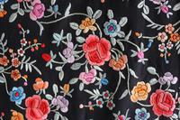 Early 19th Century Chinese Embroidered Silk Piano Shawl (4 of 15) Early 19th Century Chinese Embroidered Silk Piano Shawl (4 of 15)