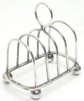 English Antique Solid Silver Toast Rack, Super Design Fresh & Clean c.1921 (3 of 4) English Antique Solid Silver Toast Rack, Super Design Fresh & Clean c.1921 (3 of 4)