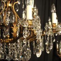 Italian Gilt & Crystal 22 Light Antique Chandelier (5 of 10) Italian Gilt & Crystal 22 Light Antique Chandelier (5 of 10)