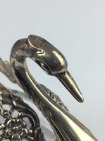 Solid Silver and Glass Open Winged Swan Salt (5 of 13) Solid Silver and Glass Open Winged Swan Salt (5 of 13)