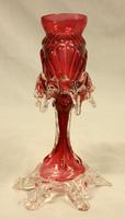 Antique Cranberry Glass Vase (3 of 4) Antique Cranberry Glass Vase (3 of 4)