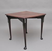 18th Century Georgian Mahogany Envelope Table (6 of 9) 18th Century Georgian Mahogany Envelope Table (6 of 9)