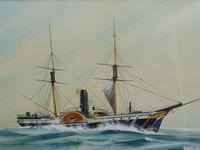 Watercolour Paddle Steamer Artist Paul E Johnston (12 of 12) Watercolour Paddle Steamer Artist Paul E Johnston (12 of 12)