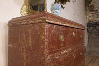18th Century Gustavian Original Painted Commode - Red (14 of 15) 18th Century Gustavian Original Painted Commode - Red (14 of 15)