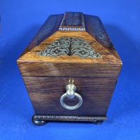 Regency Rosewood Twin Canister Tea Caddy (16 of 17) Regency Rosewood Twin Canister Tea Caddy (16 of 17)