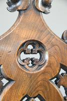 Victorian Gothic Revival Oak Hall Chair (10 of 12) Victorian Gothic Revival Oak Hall Chair (10 of 12)