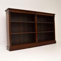 Antique Victorian Mahogany Open Bookcase (3 of 9) Antique Victorian Mahogany Open Bookcase (3 of 9)