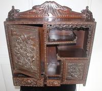 Antique Japanese Carved Wood Tabletop Cabinet c.1900 (8 of 15) Antique Japanese Carved Wood Tabletop Cabinet c.1900 (8 of 15)