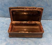Victorian Horn & Tortoiseshell Snuff Box with Silver Inlay (13 of 16) Victorian Horn & Tortoiseshell Snuff Box with Silver Inlay (13 of 16)