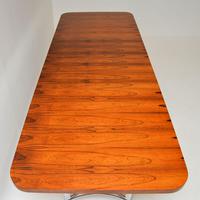 Merrow Associates Rosewood & Chrome Dining Table by Richard Young (11 of 14) Merrow Associates Rosewood & Chrome Dining Table by Richard Young (11 of 14)
