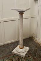 Carved Painted & Giltwood Column Display Pedestal (2 of 4) Carved Painted & Giltwood Column Display Pedestal (2 of 4)