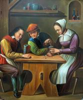 Early 19th Century Dutch School Drinking in a Tavern Oil on Panel Portrait Painting (2 of 11) Early 19th Century Dutch School Drinking in a Tavern Oil on Panel Portrait Painting (2 of 11)