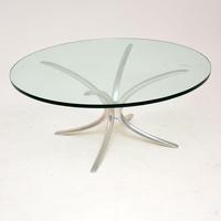 1970’s Vintage Steel & Glass Coffee Table (5 of 9) 1970’s Vintage Steel & Glass Coffee Table (5 of 9)