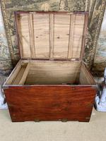 19th C Brass Bound Campaign Style Chest (8 of 8) 19th C Brass Bound Campaign Style Chest (8 of 8)