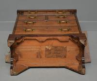 Small Georgian Mahogany Bachelors Writing Chest of Drawers with Provenance (20 of 24) Small Georgian Mahogany Bachelors Writing Chest of Drawers with Provenance (20 of 24)