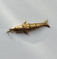 Vintage 18ct Gold Articulated Fish Amulet Pendant (2 of 10) Vintage 18ct Gold Articulated Fish Amulet Pendant (2 of 10)