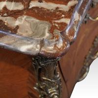 1930's Marble Top Marquetry Bombe Commode (4 of 9) 1930's Marble Top Marquetry Bombe Commode (4 of 9)