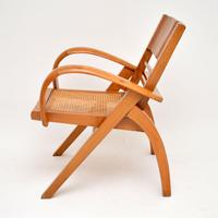 Satin Wood & Cane Vintage Satin Wood Armchair (10 of 12) Satin Wood & Cane Vintage Satin Wood Armchair (10 of 12)