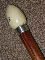 Edwardian 1904 Hallmarked Silver Oak Wood Walking Cane W/Teardrop Handle 'Valet' (6 of 14) Edwardian 1904 Hallmarked Silver Oak Wood Walking Cane W/Teardrop Handle 'Valet' (6 of 14)