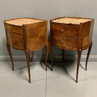 Pair of French Marble Top Bedside Cabinets (5 of 6) Pair of French Marble Top Bedside Cabinets (5 of 6)