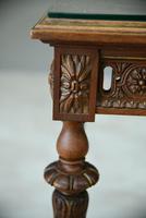 Antique French Walnut & Marble Table (6 of 8) Antique French Walnut & Marble Table (6 of 8)