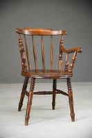 Antique Beech Spindle Back Penny Carver Chair (3 of 11) Antique Beech Spindle Back Penny Carver Chair (3 of 11)