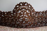 Burmese intricately carved settee in extremely good condition. (9 of 9) Burmese intricately carved settee in extremely good condition. (9 of 9)
