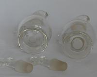 Pair of Glass 'holy water' or Communion Wine Church Jugs with Cross Stoppers (2 of 7) Pair of Glass 'holy water' or Communion Wine Church Jugs with Cross Stoppers (2 of 7)