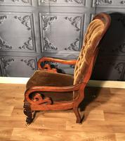 Victorian Mahogany Scroll Arm Nursing Chair (7 of 9) Victorian Mahogany Scroll Arm Nursing Chair (7 of 9)