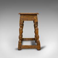Small Antique Joint Stool, Oak, Seat, Side Table, Jacobean Revival, Victorian (9 of 11) Small Antique Joint Stool, Oak, Seat, Side Table, Jacobean Revival, Victorian (9 of 11)