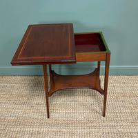 High Quality Edwardian Inlaid Antique Card Table (5 of 6) High Quality Edwardian Inlaid Antique Card Table (5 of 6)