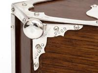 Unusual Shape Victorian Oak and Silver Plated Sugar Scuttle (5 of 10) Unusual Shape Victorian Oak and Silver Plated Sugar Scuttle (5 of 10)