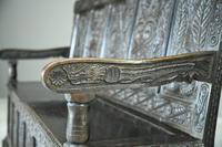 Antique Carved Oak Box Settle (5 of 12) Antique Carved Oak Box Settle (5 of 12)